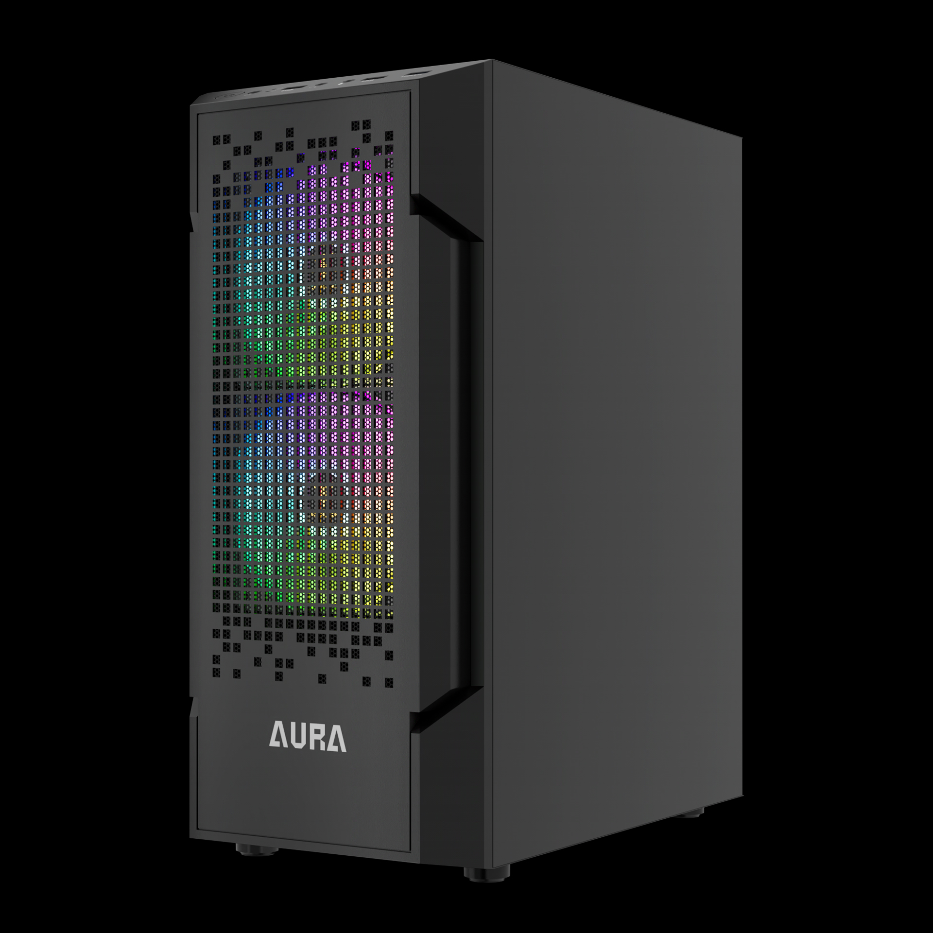 GAMDIAS AURA GC7 ARGB Mid Tower Gaming Case - Black GAMDIAS AURA GC7 ARGB Mid Tower Gaming Case - Black